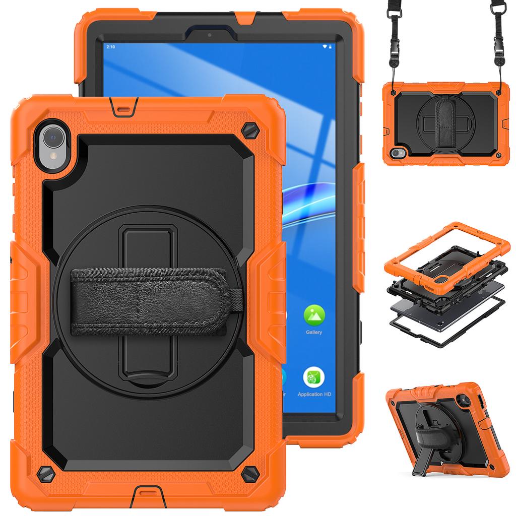 Rotating Stand Case Universal for Lenovo M10 Plus 2nd Gen TB-X606F X606X K10 TB-X6C6F X6C6X 10.3" with Screen Protector Cover
