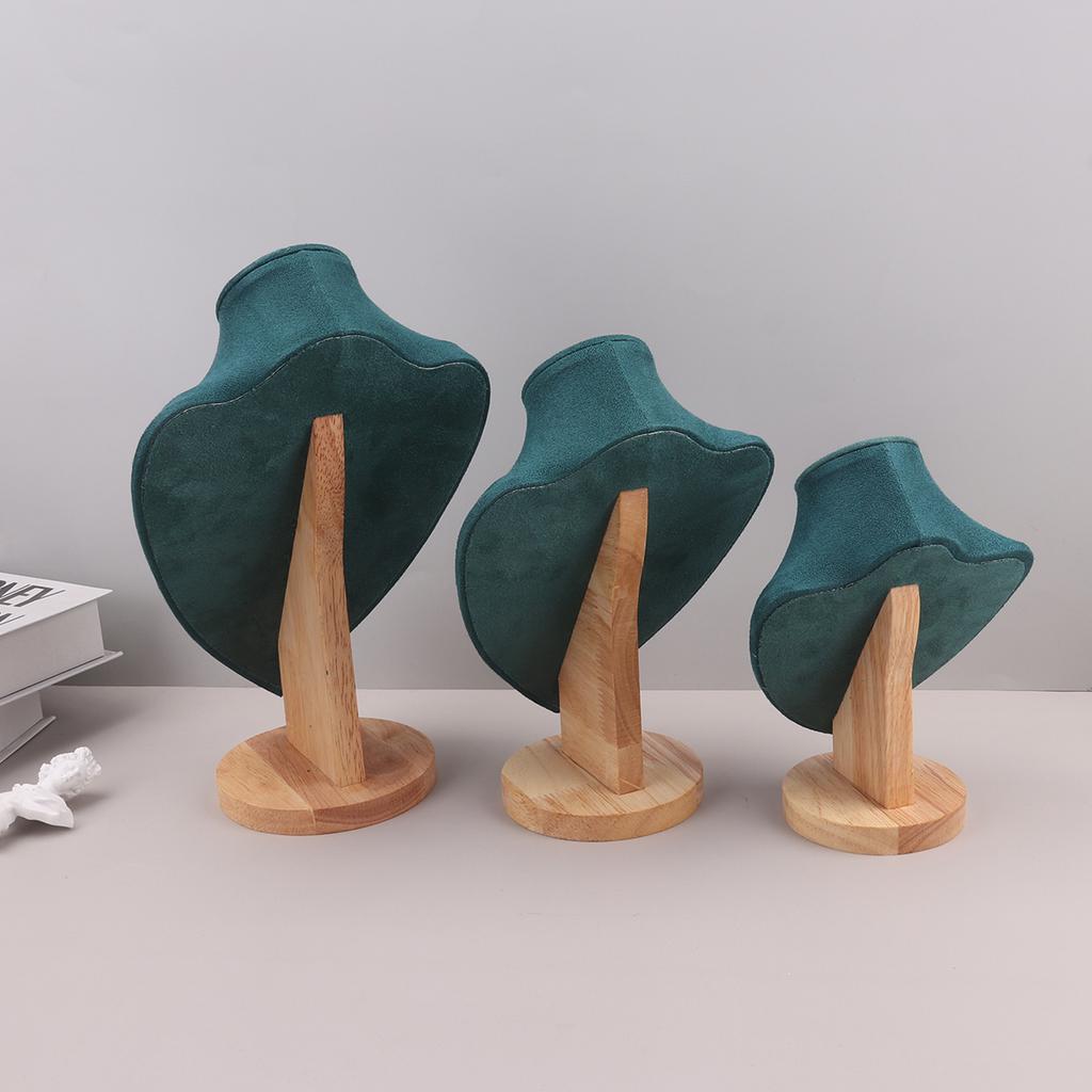 Бархатный портретный дисплей для ожерелий, подвесной органайзер, стенд для демонстрации ювелирных изделий, манекен для ювелирных изделий, бюст, ожерелье, подвеска, витрина