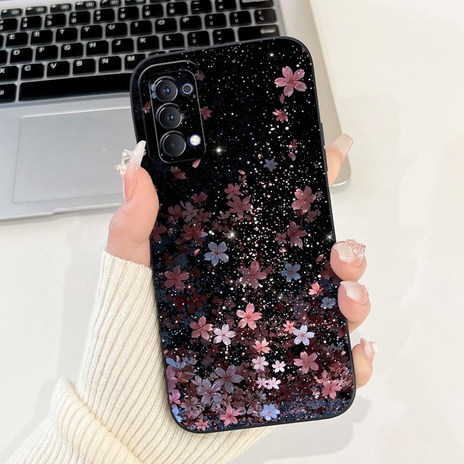 Чехол для Oppo Reno4 Pro 5G CPH2089 Роскошный Покрашенный Конфетный Чехол Мягкий Силиконовый Чехол для Телефона Для Oppo Reno 4 Pro Reno4 4G CPH2113 Сумки