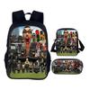 Toilet Man Primary and Secondary School Students' Three-piece Backpack Set 25