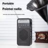Портативное AM/FM-радио с динамиком, чистым стереозвуком, портативное радио на батарейках с разъемом для наушников 3,5 мм