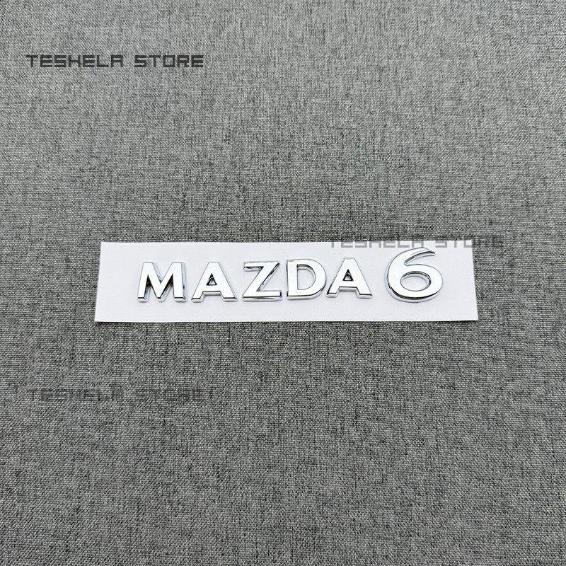 Front Grille Rear Trunk Emblem Badge Logo Black Chrome Base For MAZDA6 2020 2021 2022 Rear Bumper Hood Trunk Logo Accessories bb1