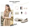 Cowhide Breathable Comfortable Mom Shoes