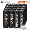 PALO 1.2V 2a AA Rechargeable Battery AA NiMH 1.2V Aa Rechargeable Batteries for Remote Control Toy Camera Battery