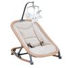 Euker Bouncer Качающееся сиденье для младенцев 1 месяц и 3 регулируемых и подходит для Идеально подходит как Детский бежевый 2-в-1 Вверх, Настройки, Складной, Портативный,