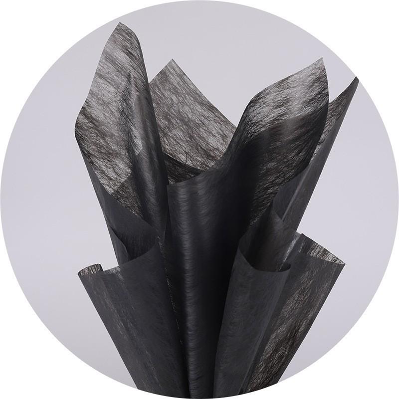 Custom Waterproof Bouquet Paper - Solid Color Cotton Flower Wrap Material