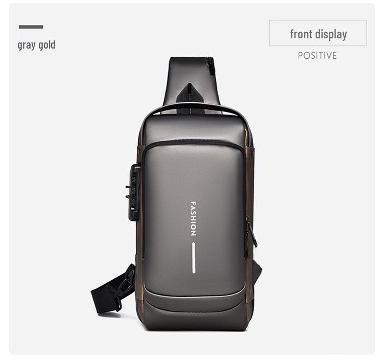 2023 Men's Waterproof Anti-theft Multi-function Crossbody Chest Bag