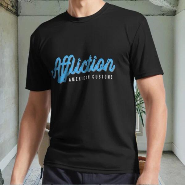 Новая мужская черная футболка AFFLICTION с логотипом, смешной размер от S до 5XL