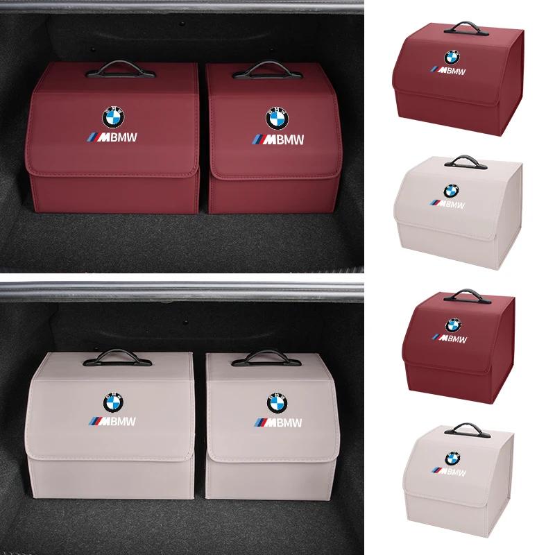 BAGE7 2026 Car Sticker Car Trunk Storage Box Large Capacity Tools Organizer Case Accessories For BMW Motorsport X1 X3 X5 E39 E46 E90 F