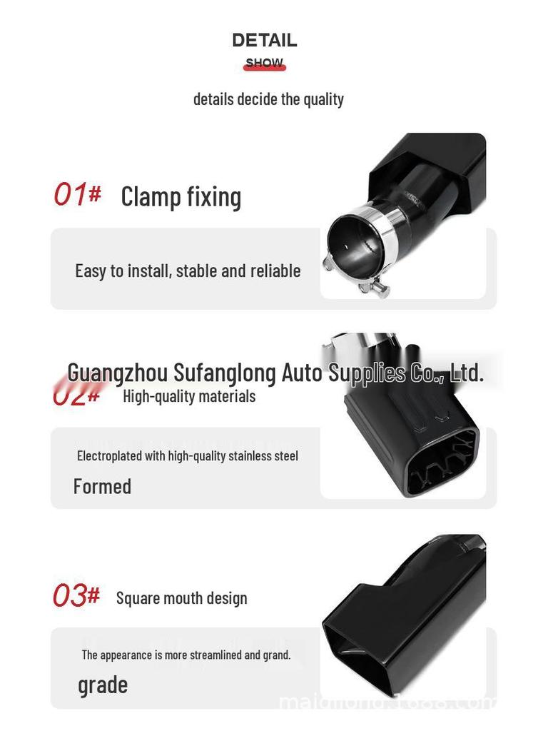 Black Warrior Quad-Outlet Honeycomb Tailpipe for Land Rover Defender Diesel