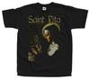 Католическая футболка унисекс Saint Rita V2, черная