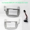 Рамка для магнитолы DVD-плеера автомобиля Для Honda 2008-2013 FIT JAZZ Панель Android 10,1 дюйма Корпус 2DIN Головное устройство Стерео Панель приборов