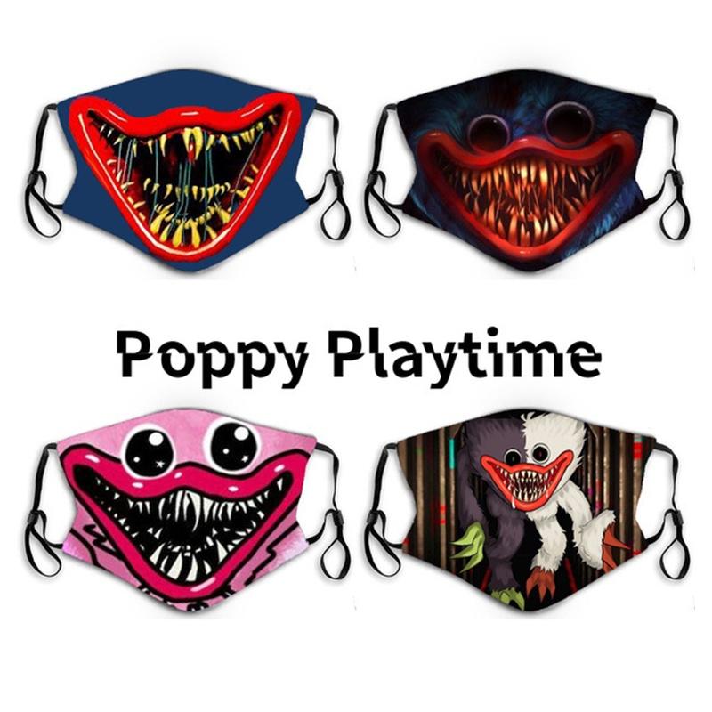 Adjustable Poppy Playtime Huggy Wuggys Halloween Face Mask For Adults Comfortable Fashionable