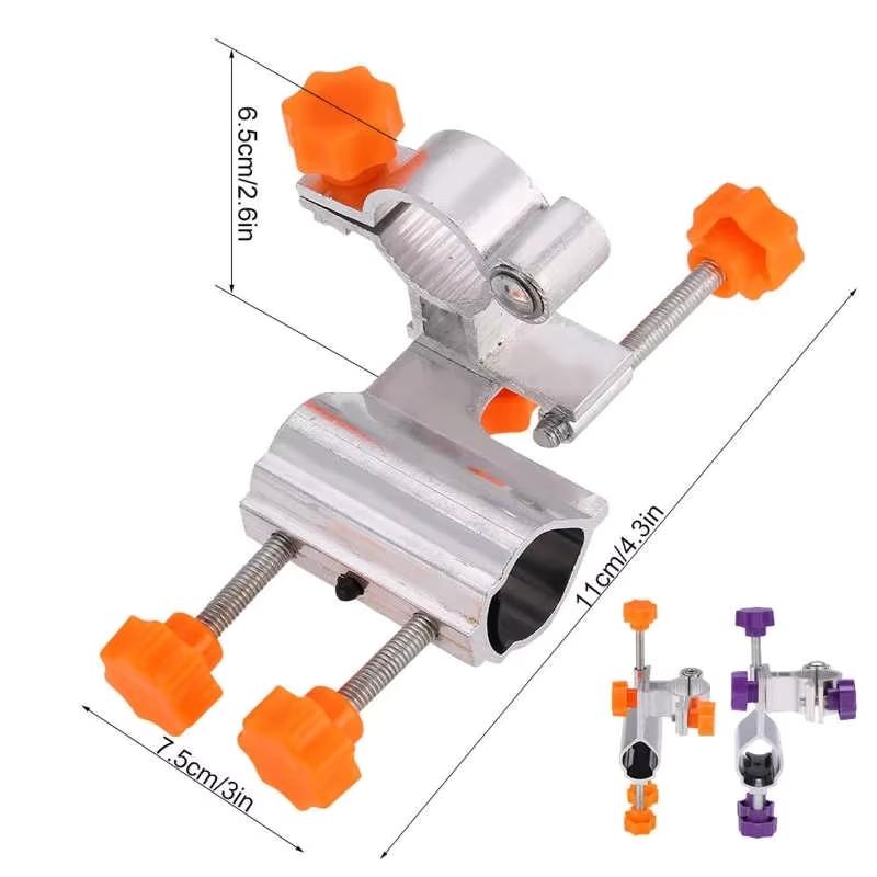 Fishing Chair Tube Aluminum Alloy Rod Pole Holder Clamp Bracket Tackle Fly Fishing Accessory