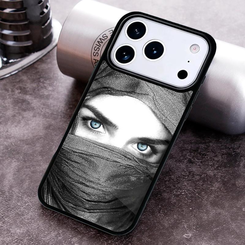Арабская женщина в никабе Лицо чехол для iPhone 17 16 15 14 13 12 11 Pro Max Plus 17Air Мягкий силиконовый чехол