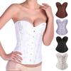Waist Cincher Renaissance Princess Figure Shaping Slim Fit Sleeveless Royal Style Lace Up Front Closure Adjustable Waist