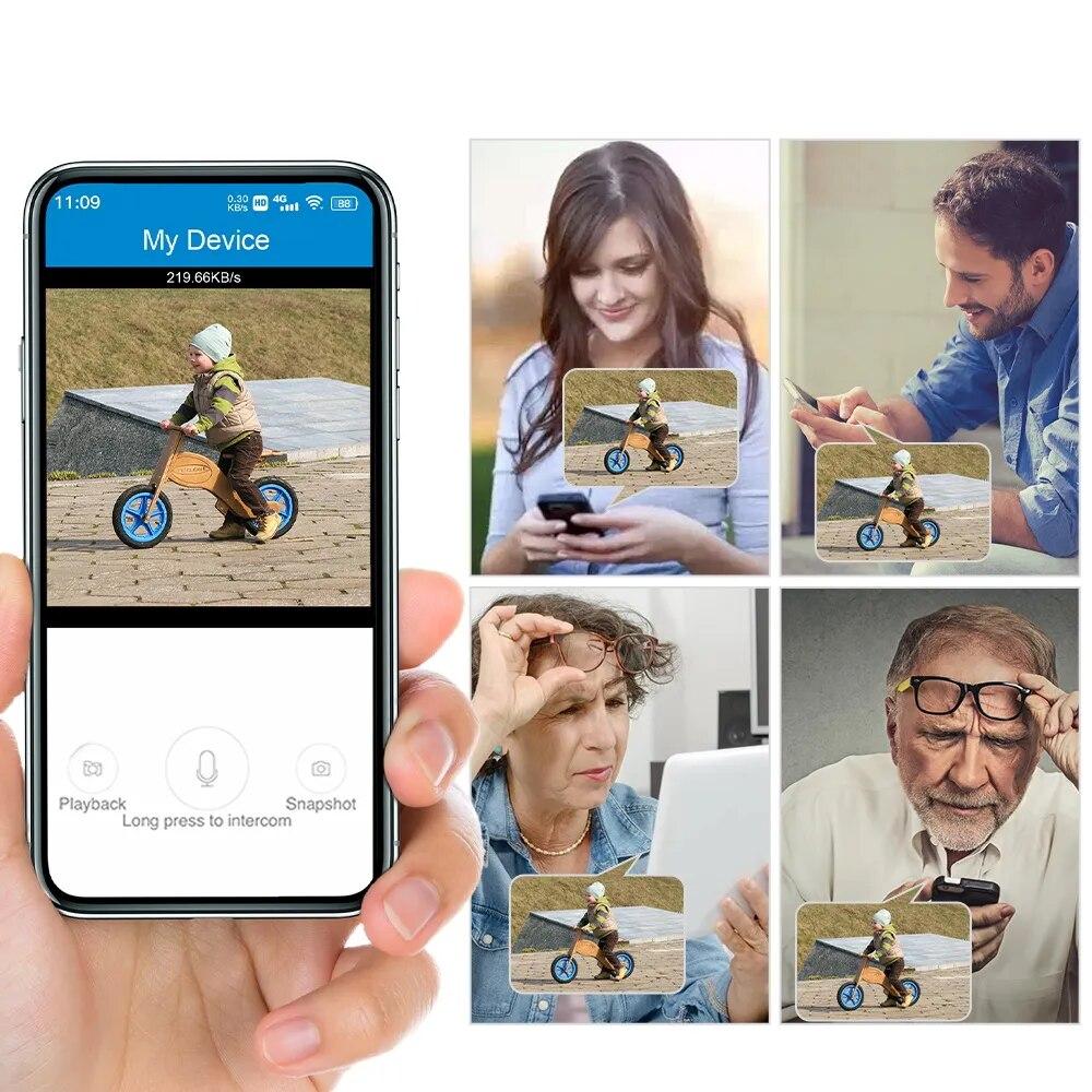 4G SIM-карта, солнечная камера, PIR, обнаружение человека, 4K HD, Wi-Fi, беспроводная солнечная энергия, камеры видеонаблюдения, умная домашняя камера