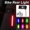 Bike Rear Light Photon Drop Warning Lamp Waterproof Rechargeable LED Bicycle Taillight MTB Road Bike Night Cycling Tail Light