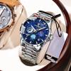 Top Brand New Multifunctional Luminous Men's Watch Waterproof Quartz Calendar Starry Sky Watch