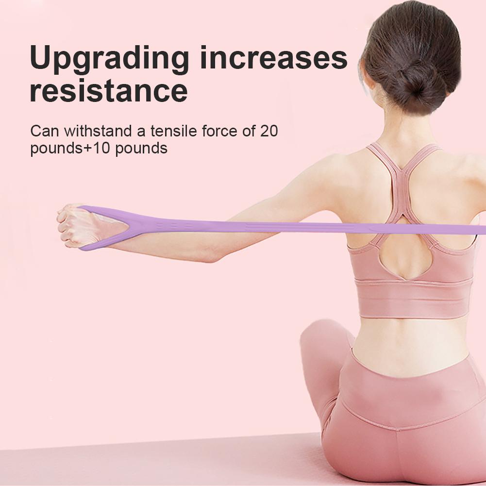 Эластичная лента-эспандер, нескользящая тренировочная лента, жгут для упражнений, инструмент для растяжки и подтягивания для плеч, рук, спины