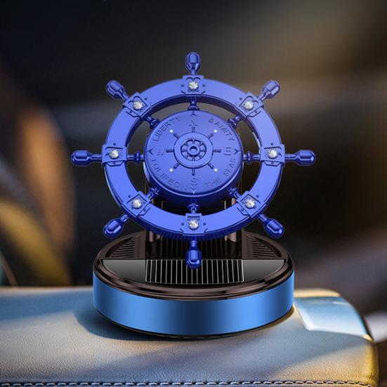 Солнечная энергия, автомобильная ароматерапия, вращение на 360 градусов, освежитель воздуха, автомобильные аксессуары, интерьер, креативный шлем в форме, автоматический очиститель воздуха