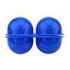 Пластиковый контейнер для хранения и переноски яиц, 2 шт., для использования на пикнике на открытом воздухе, в кемпинге(синий)