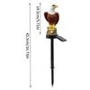 Resin Eagle Lawn Lamp Brown Patio Lights Creative Garden Decoration Lamp  Outdoor