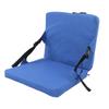 Thickened Anti Dirt Outdoor Seat Back Cushion Portable Folding Stadium Seat with Back Support for Camping Concert Blue