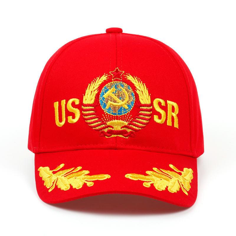 CCCP USSR Baseball Cap Cotton Russian National Emblem Embroidery Snapback Caps For Men Women Unisex Adjustable Outdoor Visor Hat