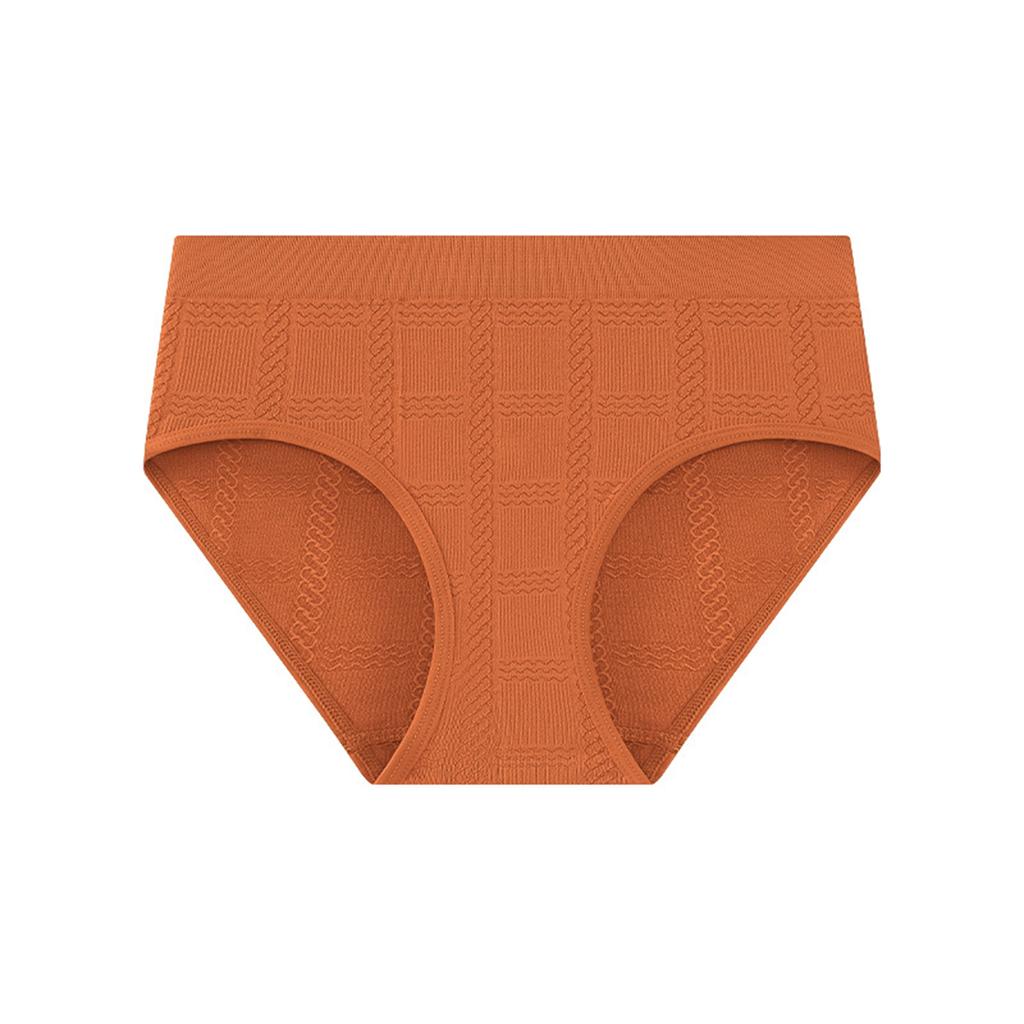 Women's Seamless Plus Size Women's Underwear Mid Waist Breathable Underwear