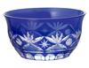 Cut Glass Small Bowl (gift Boxed) Blue 42H118