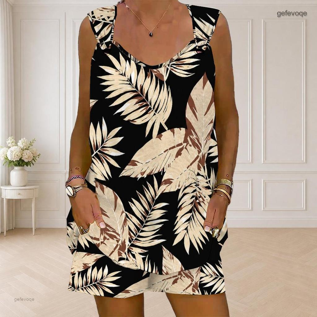 Women Plus Size Sleeveless V Neck Red Black Checkered Printed Two Piece Set Ring Strap Tank Top With Pockets Shorts