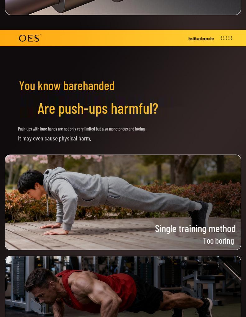 Portable Multi-functional Rotatable Push-up and Abdominal Trainer Board