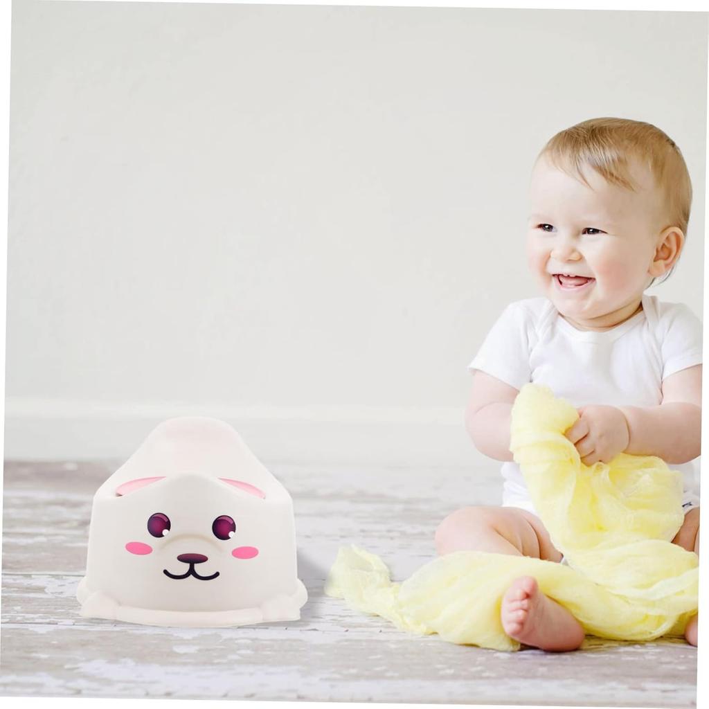 1pc Portable Potty Thicken Toilet for Travel Lightweight Design for Boys Girls Ergonomic Training Toilet for Home Use Gray Seal Color