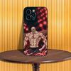 Чехол для телефона Jack Hanma B-Baki для iPhone 17,16,15,14,13,12,11,Pro,Max,Plus,X,XS,SE4,E,Mini, Мягкий черный чехол