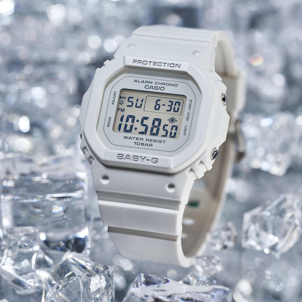 Casio Женские часы BABY-G Белые BGD-565-7PR BGD-565-7PR