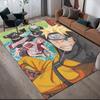 Naruto Square Area Rug, Non-Slip Floor Mat for Living Room, Perfect Gift for Naruto Fans.chl