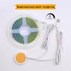 USB 5V Wood Panel COB Touch Light Strip - Flexible, Single Color, Dimmable, DIY Atmosphere Lighting