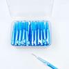 60 Pcs Push-pull Toothpicks I-shape Toothbrush PE Oral Cleaning Tools  Oral Cleaning