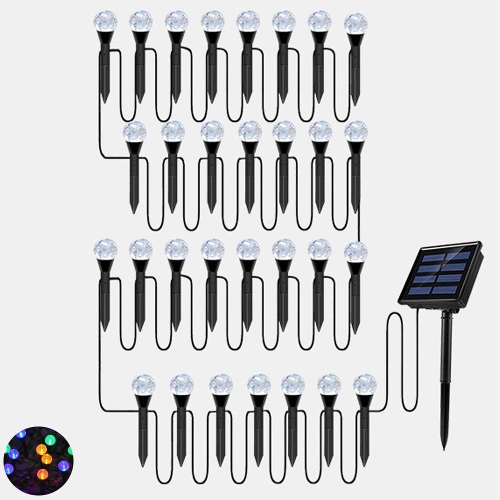 10/20/30 Led Solar Bubble Ball Lawn Light Outdoor Waterproof Holiday Decoration Atmosphere Light String Ground Plug Light