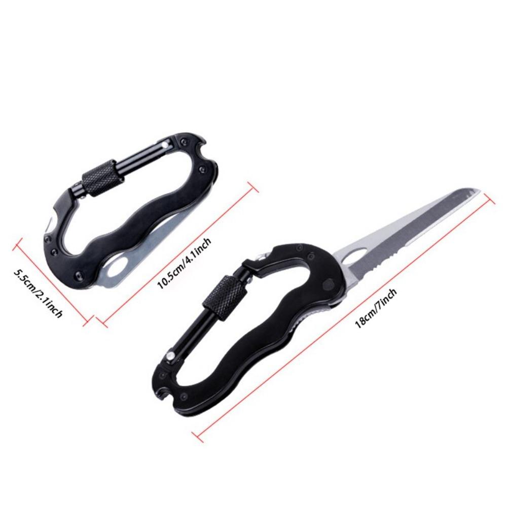 Wine Opener Pocket Cross Screwdriver Mountaineering Buckle Bottle Opener Fast Hanging Buckle