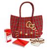 Сумка-тоут Sanrio Hello Kitty ROOTOTE Sanrio (Красная клетка)