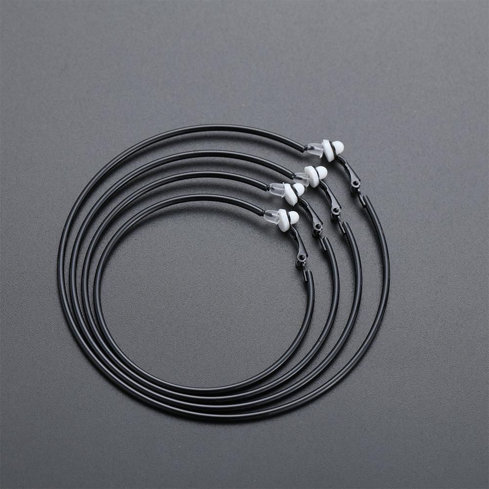 1 пара новых женских модных серег-хупов с подушечкой-клипсой большого круга для ушей без пирсинга