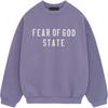 Fear of God Мужские топы Essentials Heavy Fleece Crewneck Lavender Purple 192BT246237F