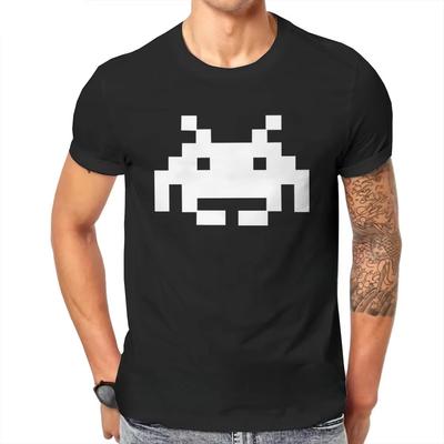 Не вторгайся в мое личное пространство Новейшие футболки Space Invaders Аркадный уличный стиль Футболка Классические мужские топы и футболки Уличные футболки