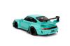 Kyosho Jada Toys Серия PINK SLIPS Масштаб Porsche RWB KEI KISHI Мятно-синий Готовая модель JADA36463 1/18