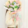 Flower Bouquet Wrapping Festival DIY Decoration Mesh Fabric Organza Ribbon Fashion Korean Ribbons