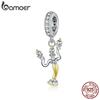 Bamoer Genuine 925 Sterling Silver Magic Can Pendant Charm Fit Original Brand Silver Bracelet and Necklace Fine Jewelry