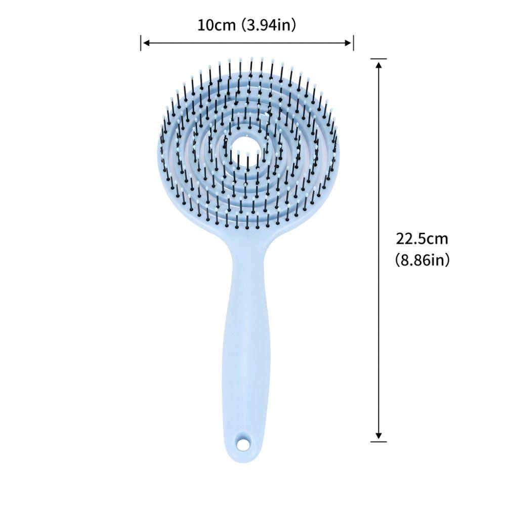Vented Design Hair Detangling Brush Soft Round Hair Brush Salon Hair Comb For Women