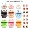 Accessories Playing House Cartoon Plush Shoes Doll Clothes Mini Animal Hoodies Suspender Pants